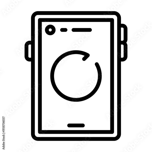 Smartphone Refresh Icon Design
