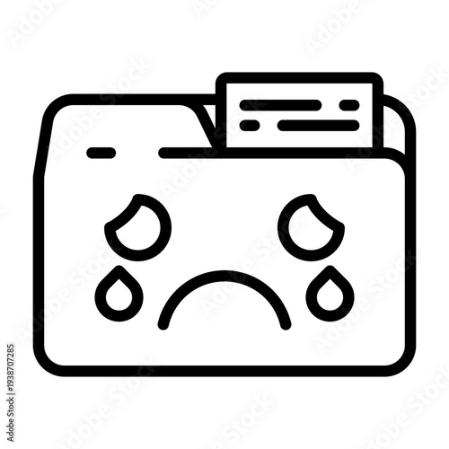 Crying Icon Design