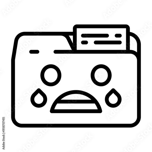 Crying Icon Design