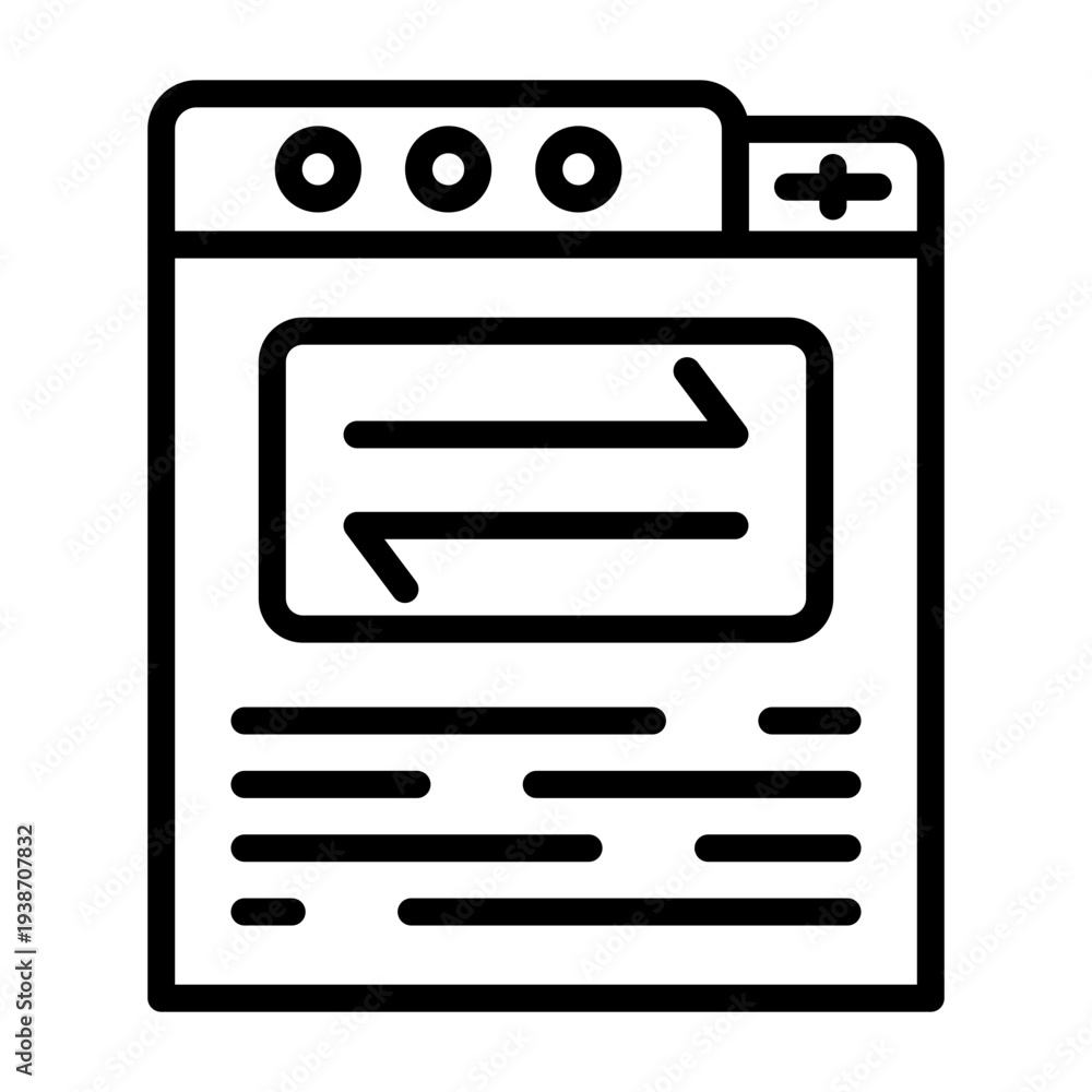 Fototapeta premium Transfer Icon Design