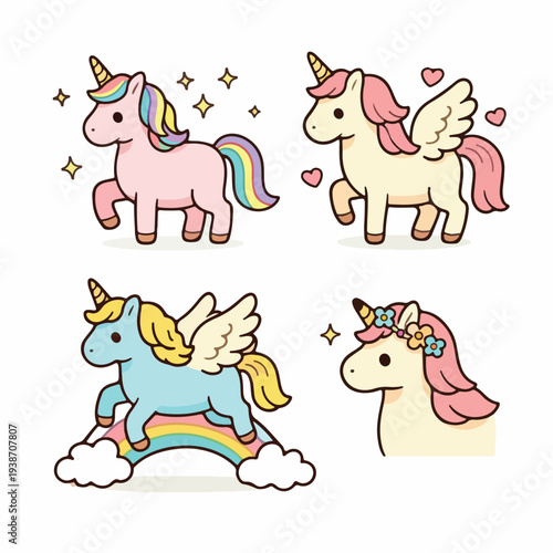 Magical Horses Clipart