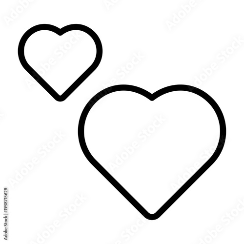 Hearts Icon Design