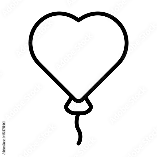 Heart Balloon Icon Design