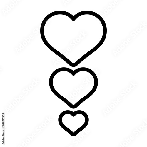 Hearts Icon Design