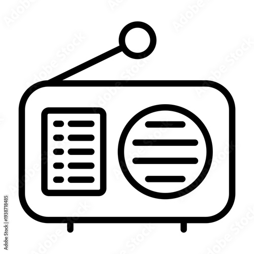 Radio Icon Design