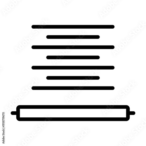 Vertical Alignment Icon Design