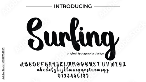 Surfing - Elegant Script Font for Smooth Handwritten Design and Creative Typography