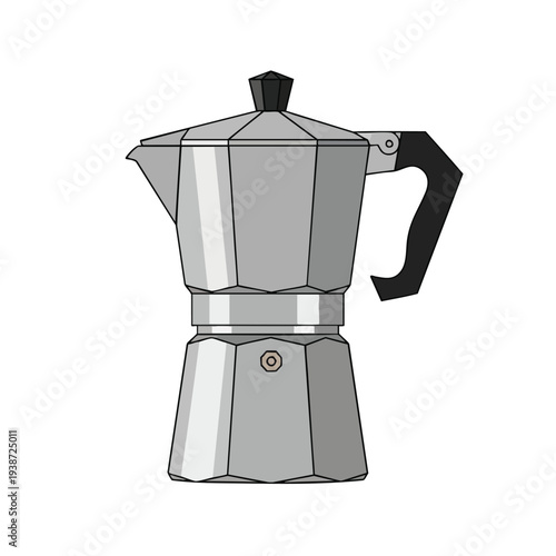 Classic Aluminum Moka Pot for Coffee Brewing Kitchen Coffee Maker