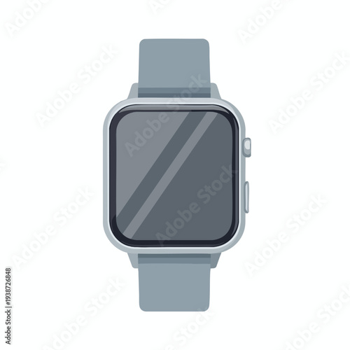 Modern Minimalist Smartwatch Illustration