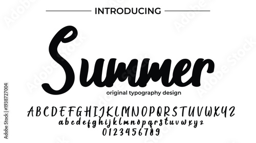 Summer - Elegant Script Font for Smooth Handwritten Design and Creative Typography