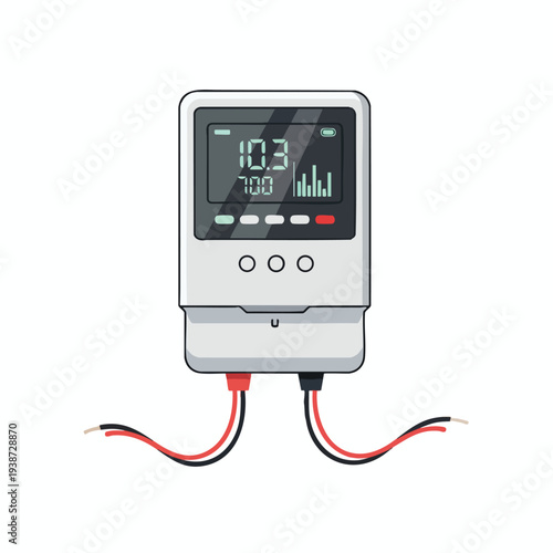Digital Blood Glucose Meter Displaying Blood Sugar Levels for Health Monitoring