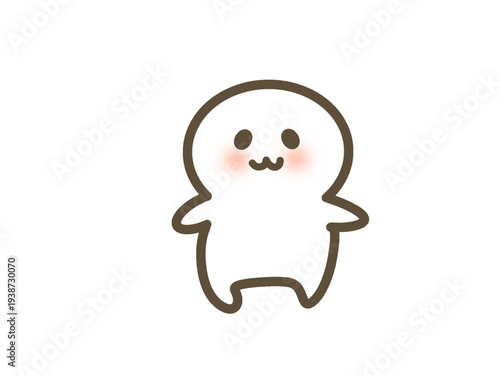 Cute Humanoid Character Illustration
