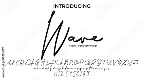 Wave - Elegant Script Font for Smooth Handwritten Design and Creative Typography