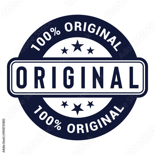 Original rubber stamp seal badge vector