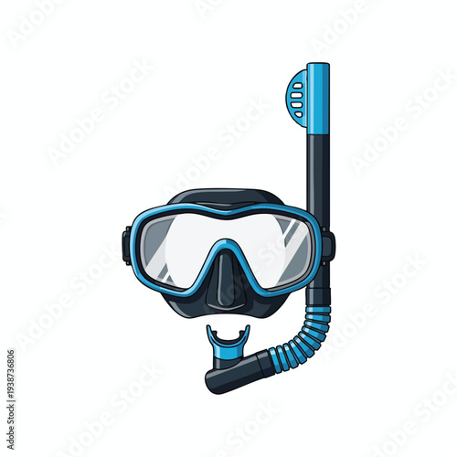 Diving Equipment with Snorkel and Mask for Underwater Exploration