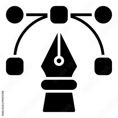 Vector Glyph Icon. Digital illustration symbol. Graphic design and scalable artwork Glyph Icon