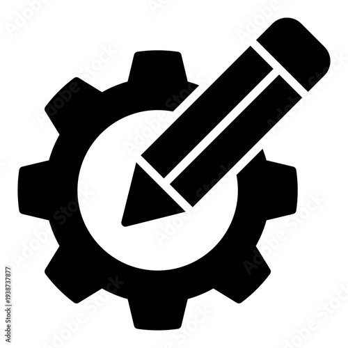 Edit tools Glyph Icon. Design editing symbol. Creative software and digital artwork Glyph Icon