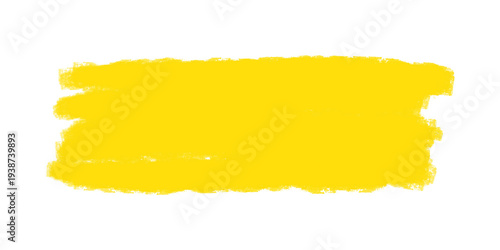 Bild auf Leinwand yellow paint brush