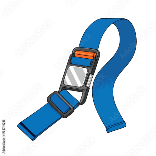 Safety Harness Buckle Illustration