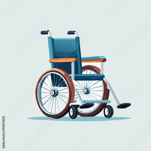 Illustration of a Wheelchair for Mobility Assistance.