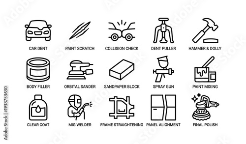 Essential tools and steps for car dent repair and auto bodywork