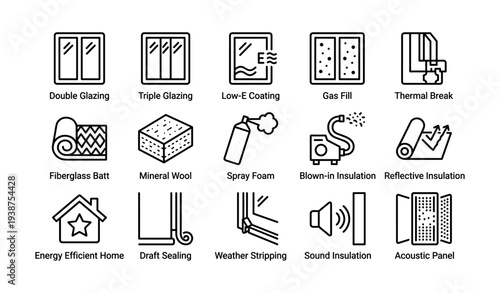 Energy efficient home insulation techniques and materials illustrated