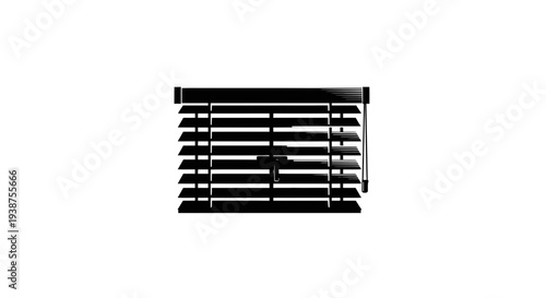 Modern interior design element for privacy and light control in minimalist spaces