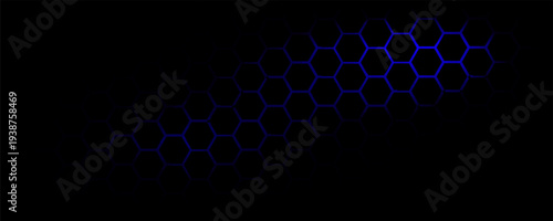 Bokeh Hexagon Background. colorful backdrop