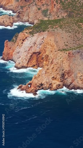 Wallpaper Mural Drone view of Sardinia's natural beauty in Italy. Torontodigital.ca