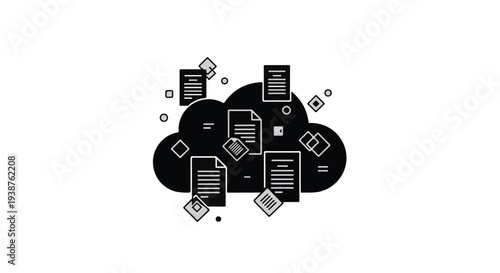 cloud computing technology data storage concept