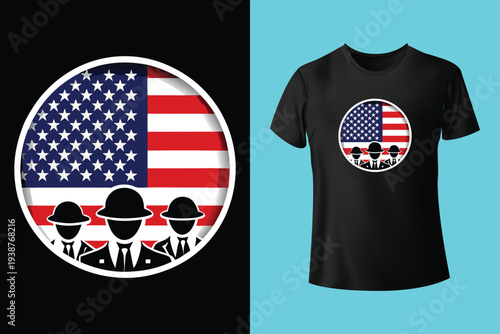 Veterans day t-shirt design, proud USA army soldier t shirt, vintage USA grunge flag design, quotes, vector Graphic, Fully editable and printable template.