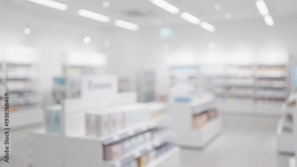 custom made wallpaper toronto digitalBright, clean retail store interior with shelves, displays, and open aisles.