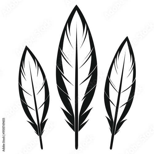 Elegant black and white outline illustration of a tulip for botanical and seasonal designs