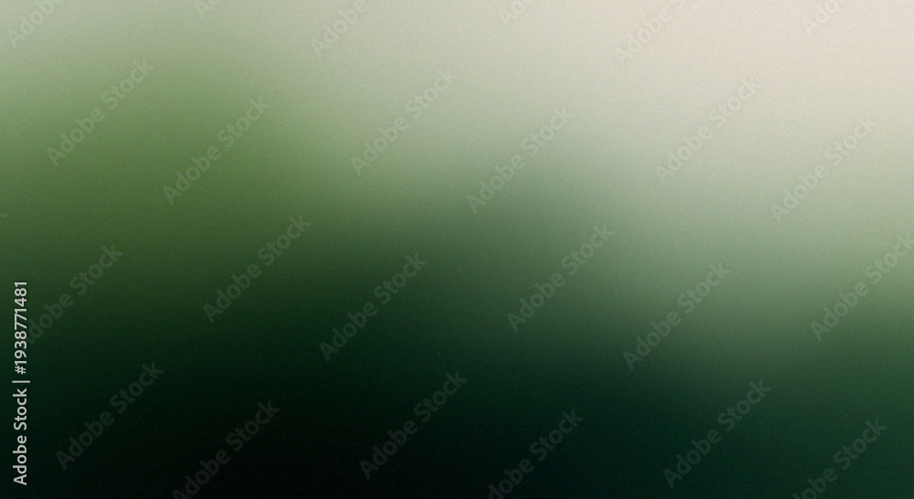 Obraz premium Mysterious gradient blending into an ethereal green and dark abyss beneath. illustration