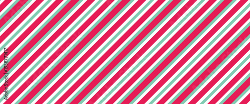 Seamless pattern. Pink-red stripes on white background. Striped diagonal pattern for printing on fabric, paper, wrapping, scrapbooking, websites Background with slanted lines Vector illustration
