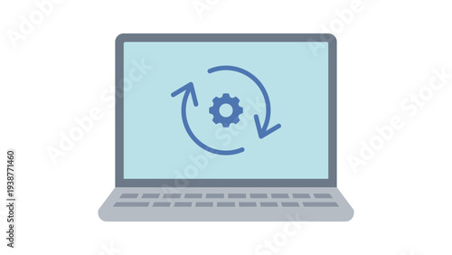 Laptop Computer Updating, Variable Line Width