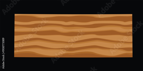 Natural Wooden Texture Background with Smooth Grain Pattern