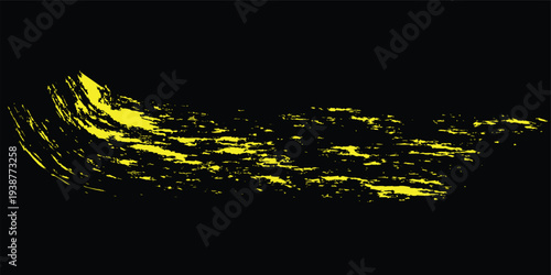 Black Abstract Background with Kaleidoscope Circles, Colorful Light Effects and Modern Texture Design