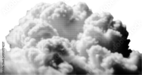 Cumulus Cloud Formation: A detailed capture of a cumulus cloud formation, with textures and shades showcasing the beauty of atmospheric phenomena.