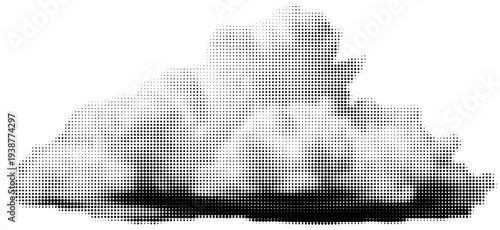 Floating in the Sky: A singular, fluffy cloud drifts peacefully, a symbol of serenity and the boundless beauty of the atmosphere. 