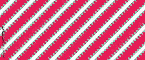 Seamless pattern. Pink-red stripes on white background. Striped diagonal pattern for printing on fabric, paper, wrapping, scrapbooking, websites Background with slanted lines Vector illustration