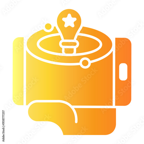 lightbulb Gradient icon
