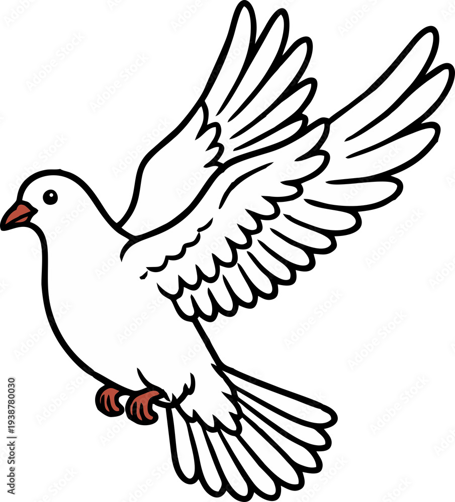 Obraz premium Pomba do espírito santo