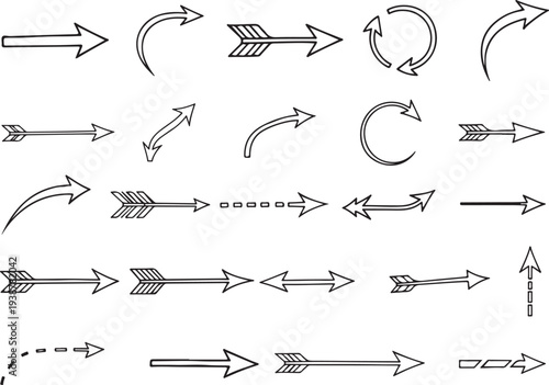 set of arrows