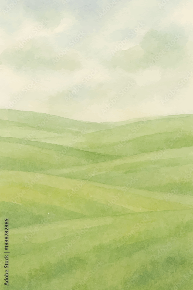 Fototapeta premium gentle fields of green background