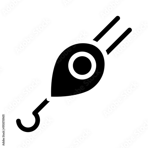 pulley glyph icon