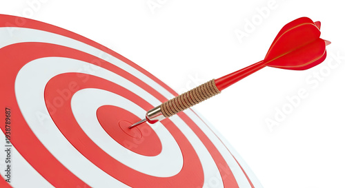 Dart Hitting Bullseye