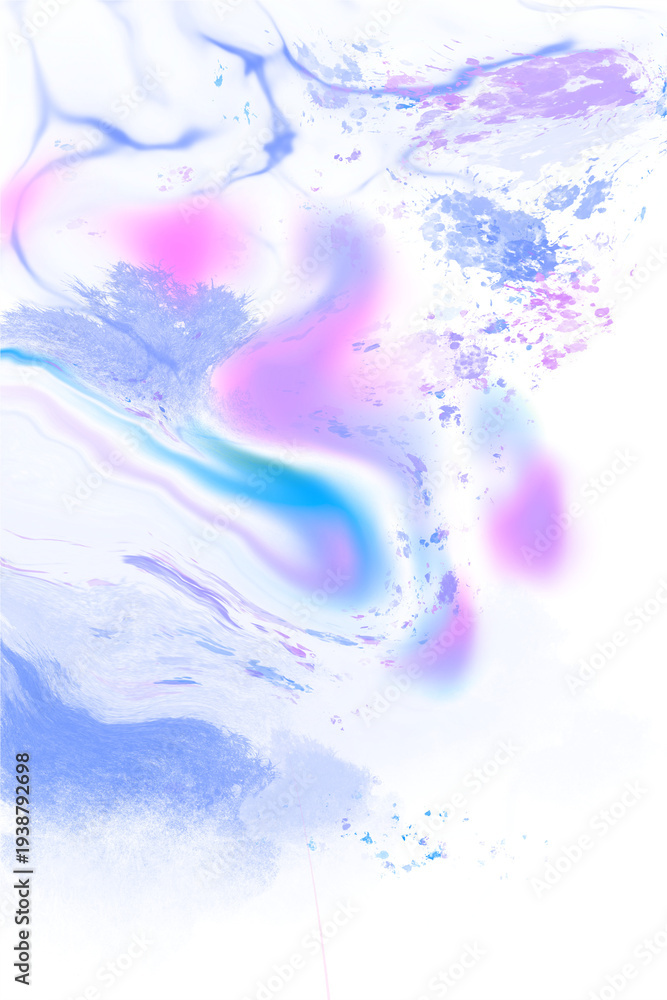 Fototapeta premium Dreamy Pastel Abstract Fluid Texture Soft Blue Purple Pink Liquid Marble Artistic Background Modern Elegant Design
