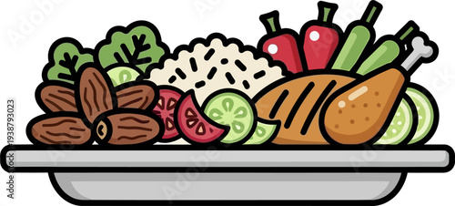 vegetables and fruits