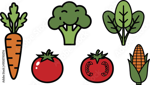 vegetables and fruits